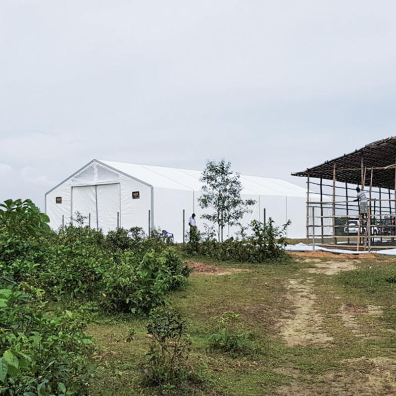 Aonaid Stórála Soghluaiste Phuball 10 × 24m IFRC/ICRC/WFP/IOM (MSU)