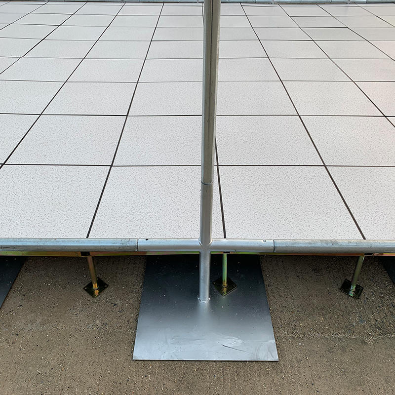 5x7m Cineál Phuball Faoisimh Struchtúr Fráma Cruach Clúdaithe le membrane