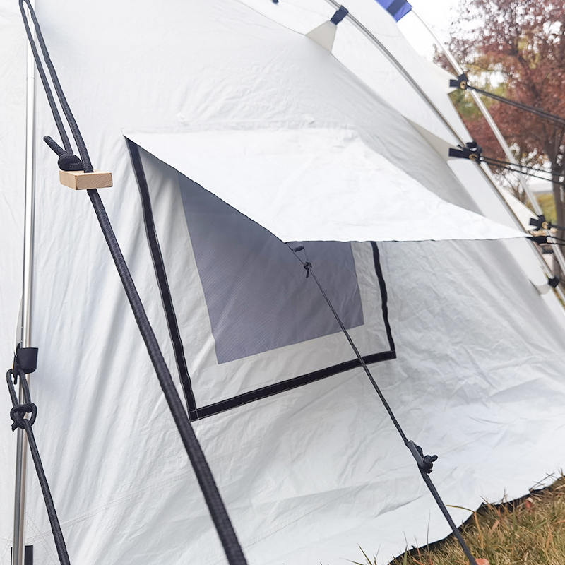 puball cruinneachán geodasach 5-duine féin-sheasamh puball geodasach teaghlaigh