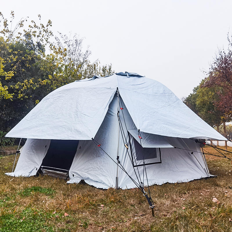 puball cruinneachán geodasach 5-duine féin-sheasamh puball geodasach teaghlaigh