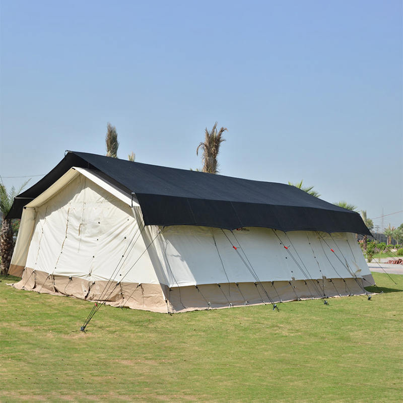Caighdeán MSF/ICRC/IFRC 45m² Bunús Phuball Ilchuspóireach a Úsáidtear le haghaidh Scoile, Oifig, Clinic