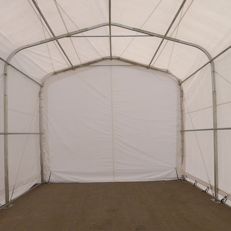 6X6m 2.6m Sideheight Uiscedhíonach PVC Warehouse Halla Phuball Inaistrithe