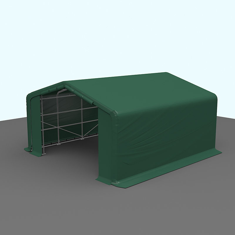 Halla Phuball Stórais Sealadach 6X6 2.6m Taobh-airde Fráma Cruach Iomlán Galvanized