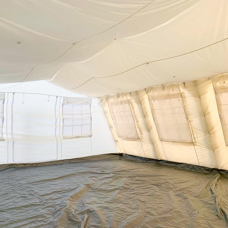 Caighdeán UNICEF 42m² Tent Huggy Ilchuspóireach retardant Dóiteáin