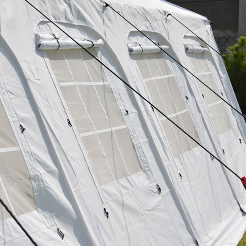 Caighdeán UNICEF 42m² Tent Huggy Ilchuspóireach retardant Dóiteáin