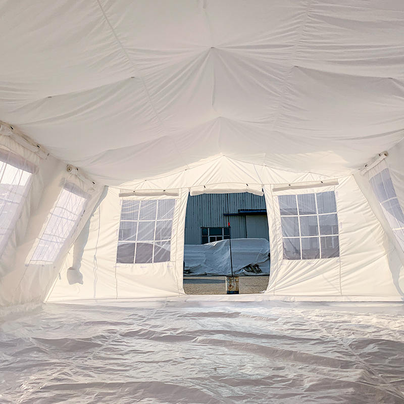 Caighdeán UNICEF 42m² Tent Huggy Ilchuspóireach retardant Dóiteáin
