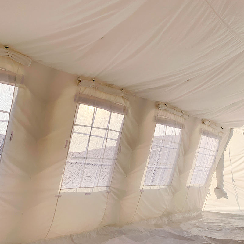 Caighdeán UNICEF 42m² Tent Huggy Ilchuspóireach retardant Dóiteáin