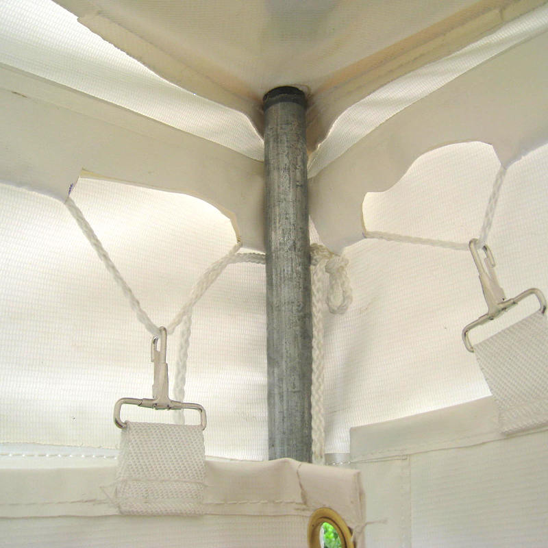 Phuball Pola Imeachta PVC Traidisiúnta 7X12m le Windows