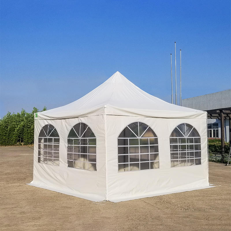 Marquee Cóisir Póstaí Pagoda Gazebo Traidisiúnta 4x4m