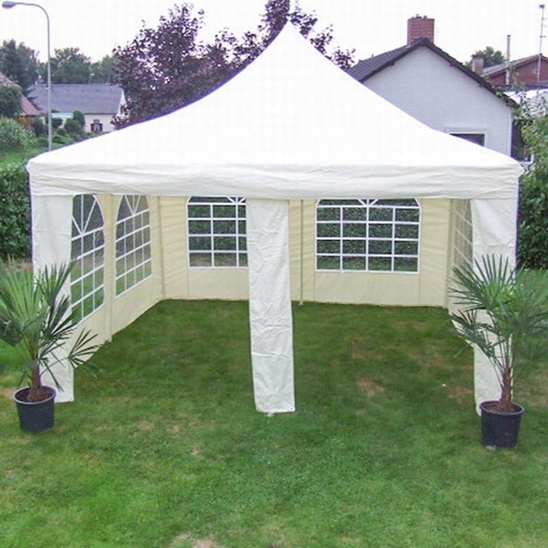 Marquee Cóisir Póstaí Pagoda Gazebo Traidisiúnta 4x4m
