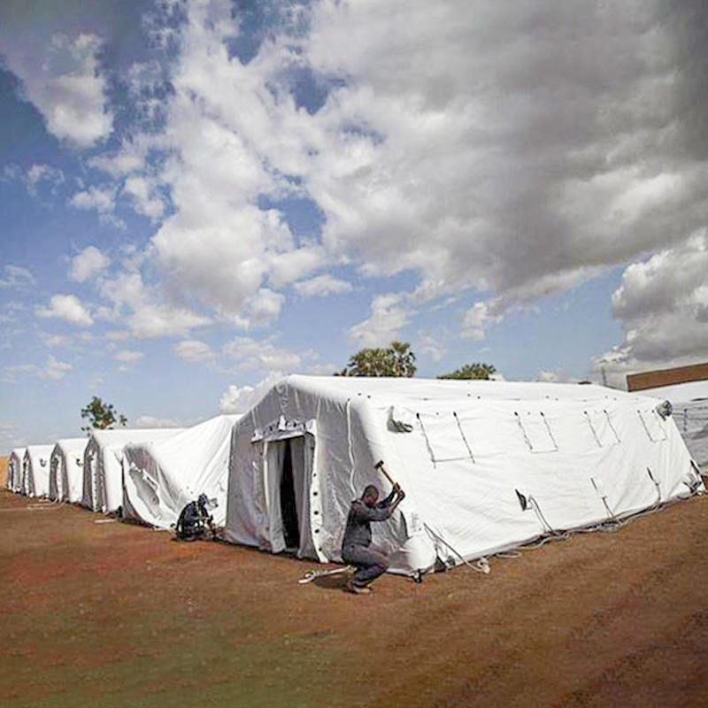 5.6x9.95m Dídean Imlonnaithe Mear Meán Ilchuspóireach Puball Inséidte Íseal-Bhrú