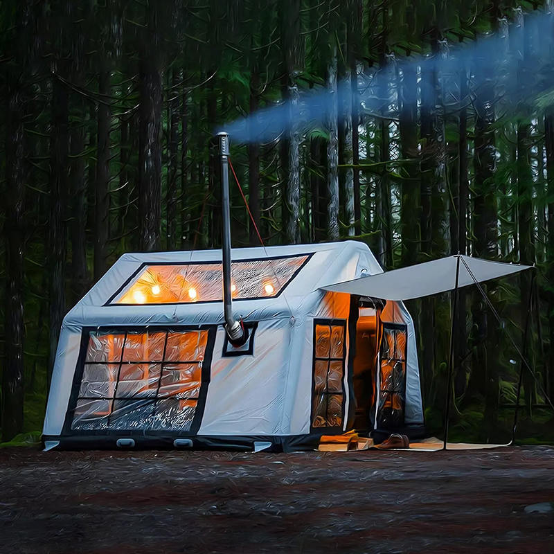 Phuball Campála Inséidte Lánléargas 8-10 Duine Ceithre Séasúr