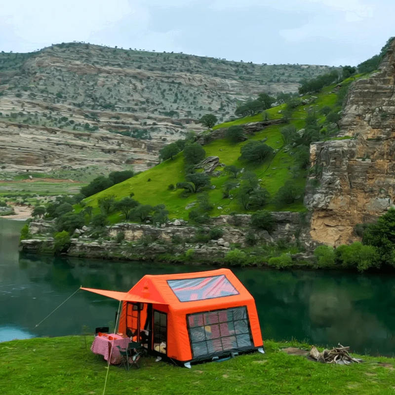 Phuball Campála Inséidte Lánléargas 8-10 Duine Ceithre Séasúr