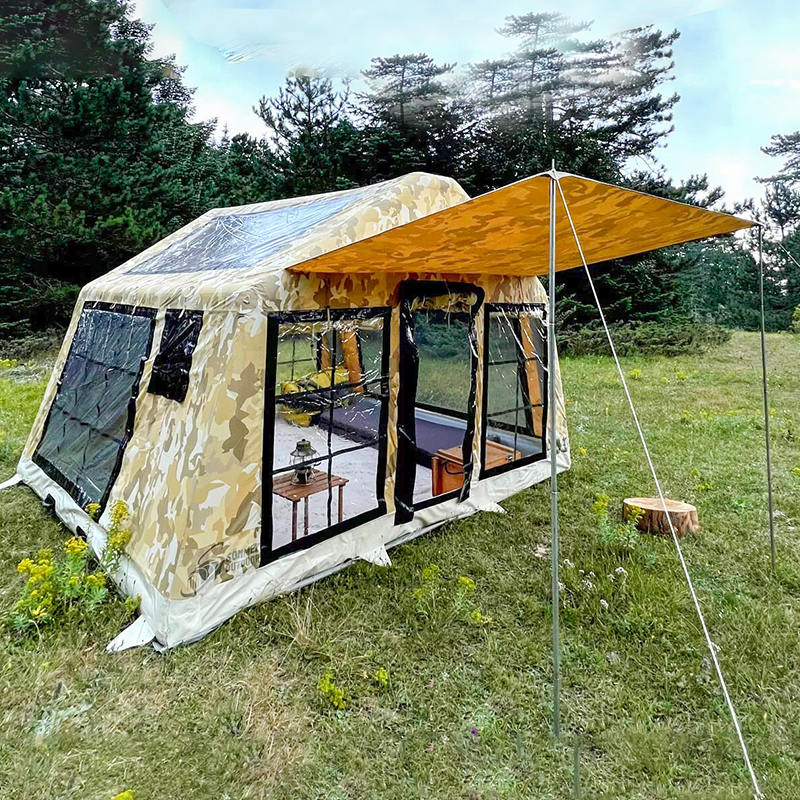 Phuball Campála Inséidte Lánléargas 8-10 Duine Ceithre Séasúr