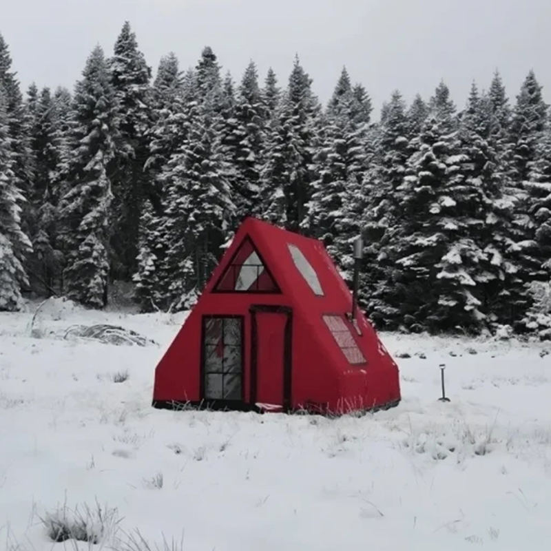 8-10 Duine Ceithre Séasúr Puball Aeir Inséidte Uiscedhíonach le haghaidh Campála