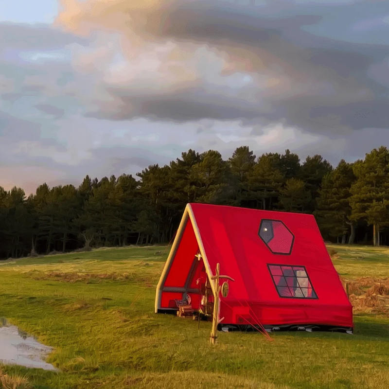 8-10 Duine Ceithre Séasúr Puball Aeir Inséidte Uiscedhíonach le haghaidh Campála