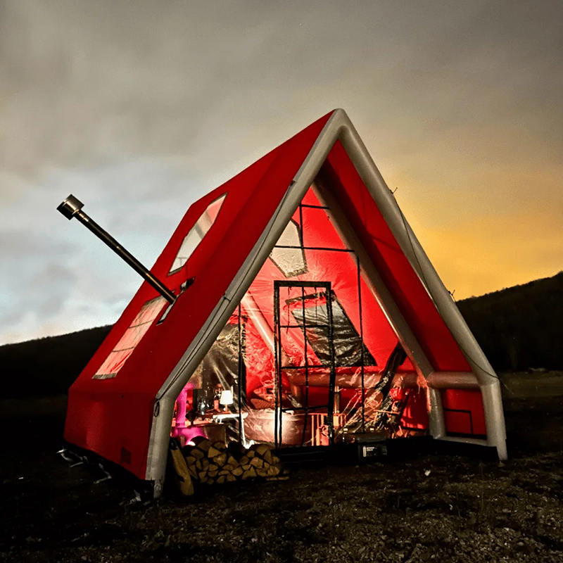 8-10 Duine Ceithre Séasúr Puball Aeir Inséidte Uiscedhíonach le haghaidh Campála