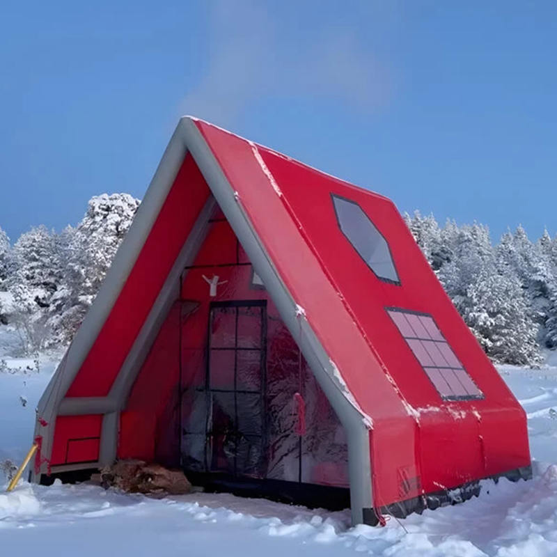 8-10 Duine Ceithre Séasúr Puball Aeir Inséidte Uiscedhíonach le haghaidh Campála