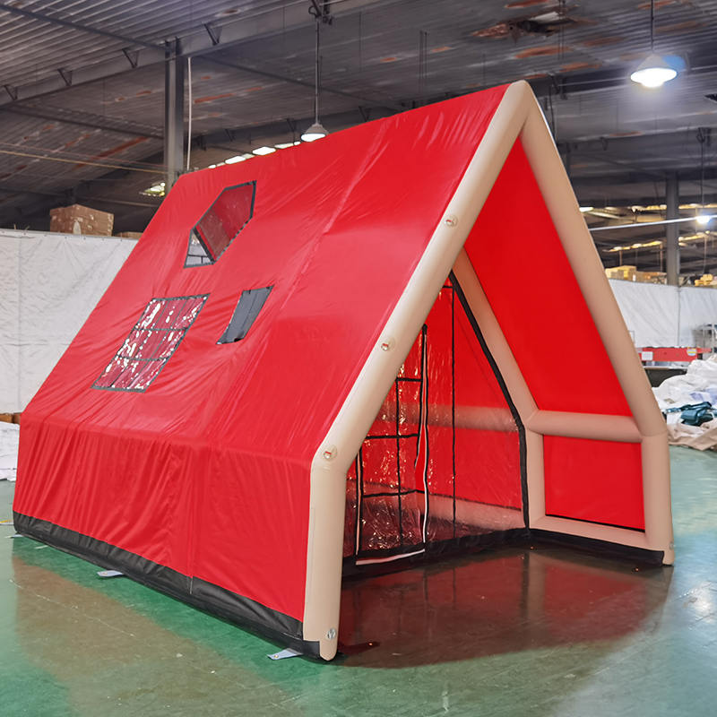 8-10 Duine Ceithre Séasúr Puball Aeir Inséidte Uiscedhíonach le haghaidh Campála