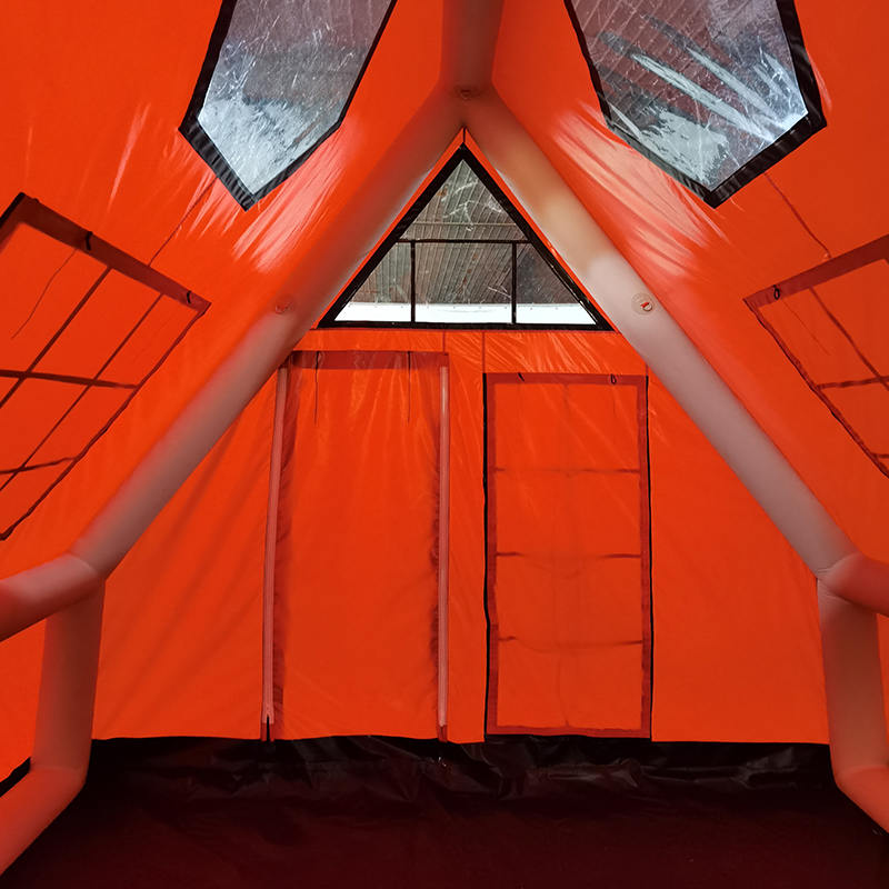 8-10 Duine Ceithre Séasúr Puball Aeir Inséidte Uiscedhíonach le haghaidh Campála