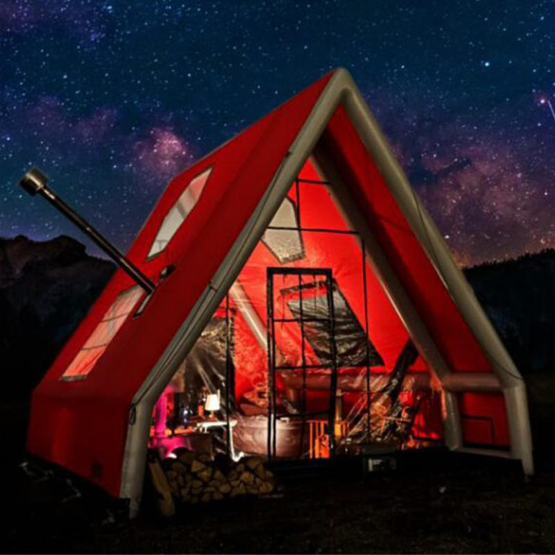 8-10 Duine Ceithre Séasúr Puball Aeir Inséidte Uiscedhíonach le haghaidh Campála