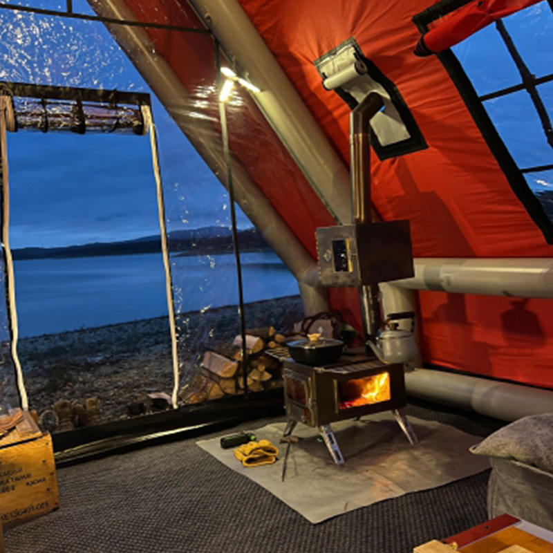 8-10 Duine Ceithre Séasúr Puball Aeir Inséidte Uiscedhíonach le haghaidh Campála