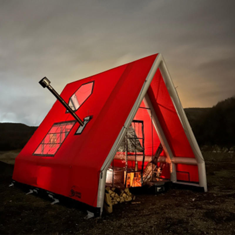 8-10 Duine Ceithre Séasúr Puball Aeir Inséidte Uiscedhíonach le haghaidh Campála